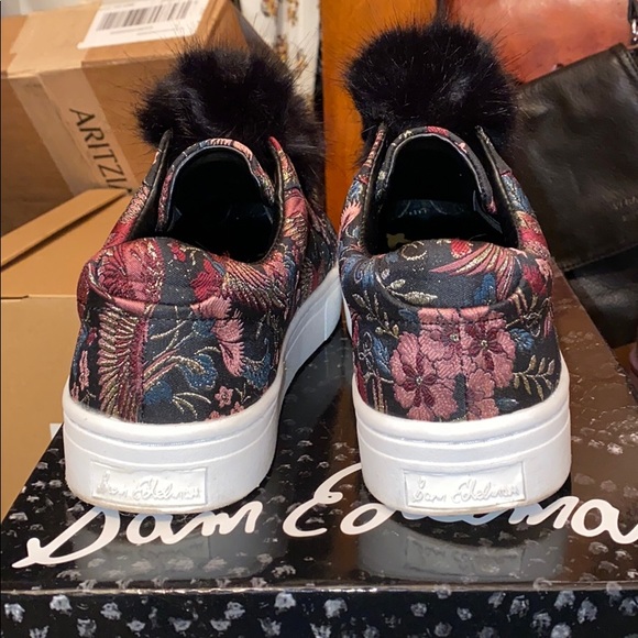 Sam Edelman Leya Shoe in Black Bird Print - Picture 4 of 7